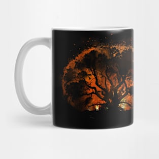 Burning Tree - Inferno Wildfire Smoke and Flames Mug